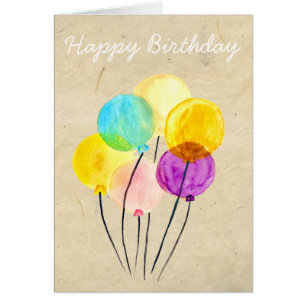 Ballons d'aquarelle pastel mignons