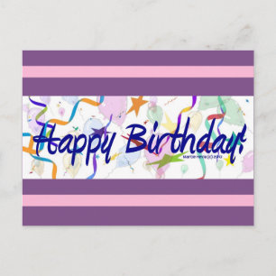 Ballons de Birthday II   Carte postale Blue Beach 
