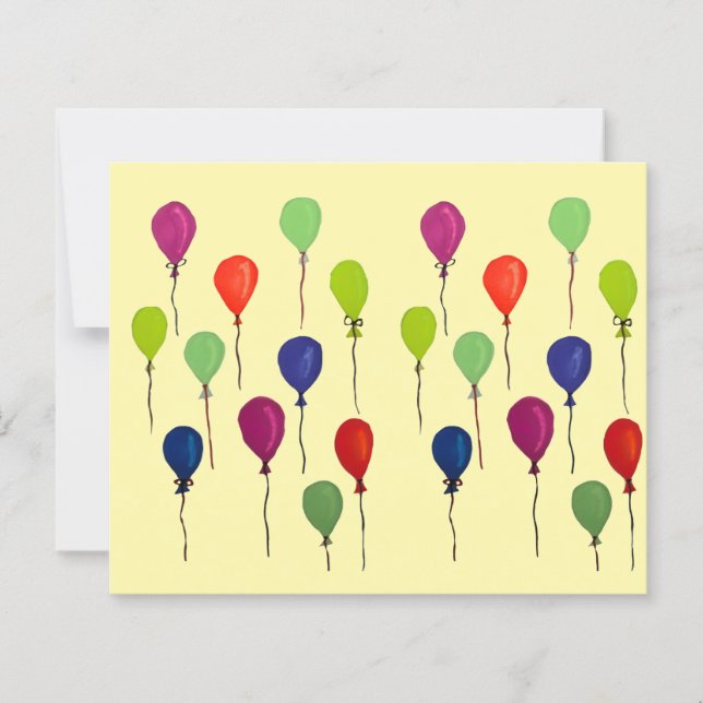 Ballons de fête colorés (Devant)