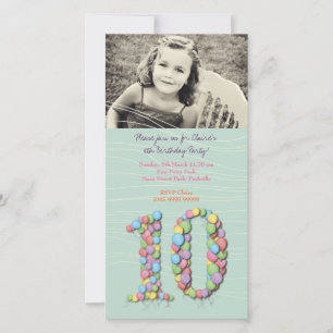 Ballons de fête du 10e anniversaire