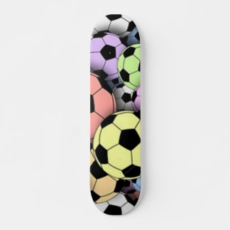 Ballons de football de couleur skateboard