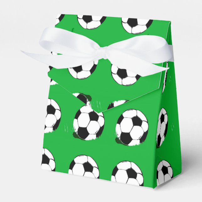 Ballons de football Motif Tente verte Ballotins (Verso)