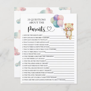 Ballons d'ours en peluche - jeux sur les parents