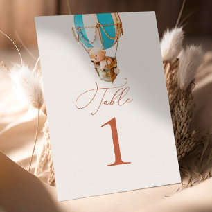 Ballons d'ours Numéro de tableau