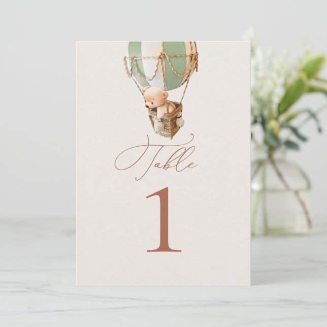 Ballons d'ours Numéro de tableau (Debout devant)