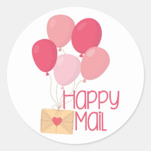 Ballons Happy Mail Small Business Sticker