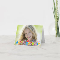 Ballons mignons Bonne carte d'anniversaire à tout