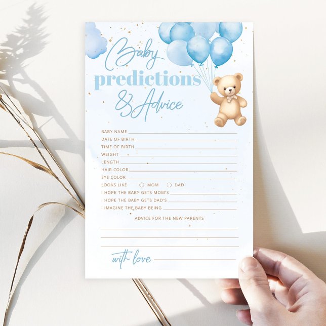 Ballons peluche ours bébé prédictions et conseils (Créateur téléchargé)