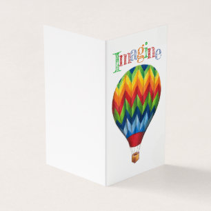 Balloon à air chaud *minuscule* jeu de cartes de v