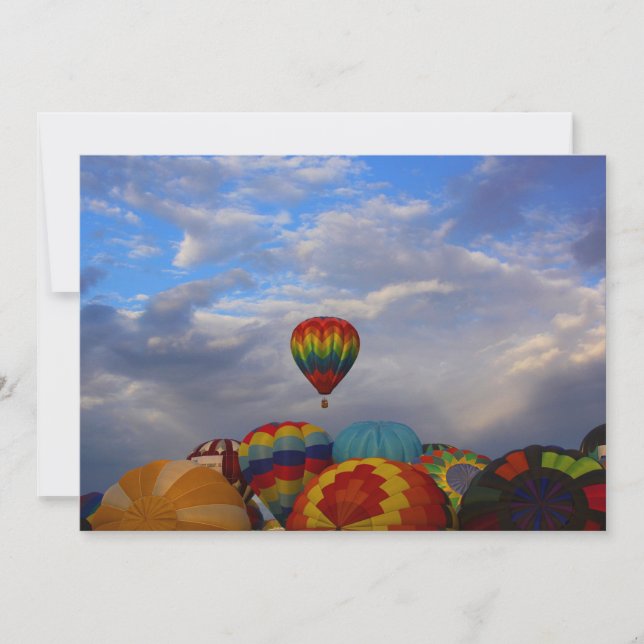 Balloon Early Riser - Invitations (Devant)