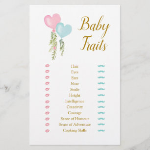 Balloon Garçon ou fille Genre Révéler les traits d