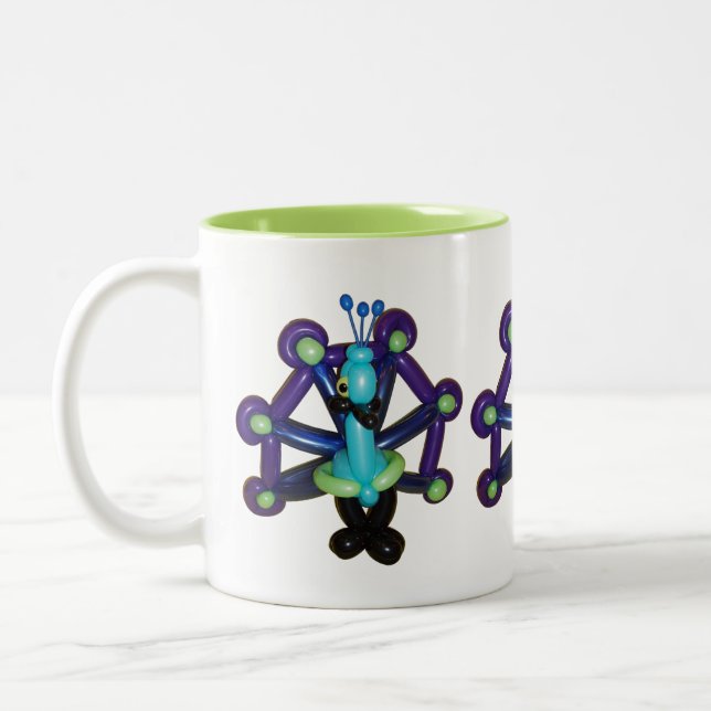 Balloon Peacock Mug (Gauche)