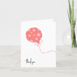 Balloon rose Nouveau Merci bébé