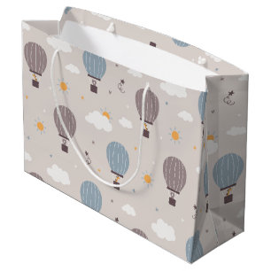 Balloons À Air Chaud Avec Animaux Grand Sac Cadeau