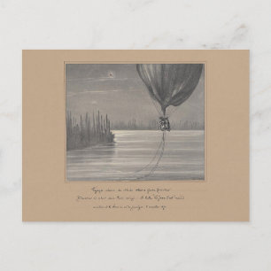 Balloons à air chaud Vintage de carte postale 13
