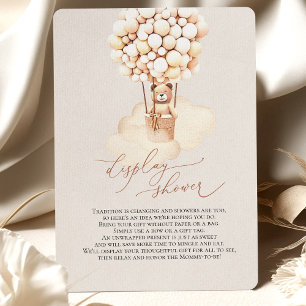 Balloons à oreilles Brown Afficher la carte de boî