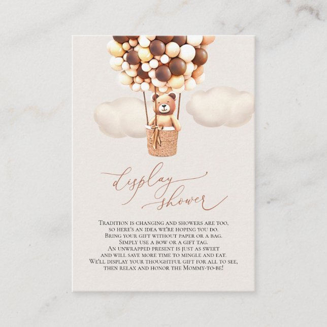 Balloons à oreilles Brown Afficher la carte de boî (Devant)