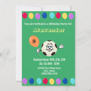 Balloons colorés de fête Balles de football ballon