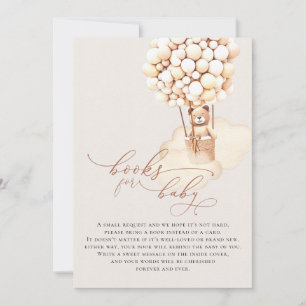 Balloons d'ours Brown Livres pour bébés Carte de b