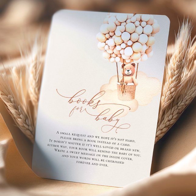 Balloons d'ours Brown Livres pour bébés Carte de b (Créateur téléchargé)