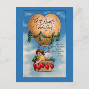 Balloons et Coeurs Carte de Saint-Valentin victori