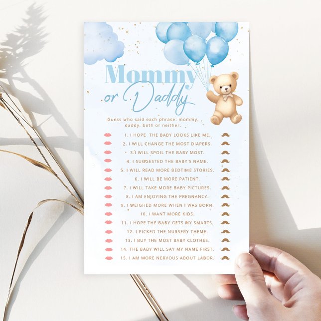 Balloons Portez le Devin Qui l'a dit maman ou papa (Créateur téléchargé)