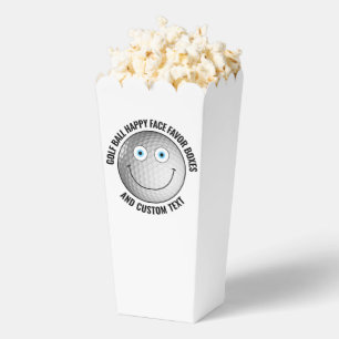 Ballotins 10 Custom Golf Party BLUE EYES Happy Face Popcorn