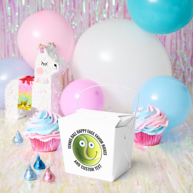 Ballotins 10 x Coutume Tennis Party BLUE EYES Happy Face (Fête)