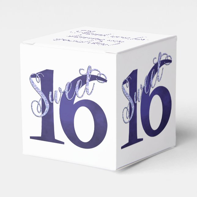 Ballotins 16 ans | Aquarelle violette Grunge et Parties scin (Verso)