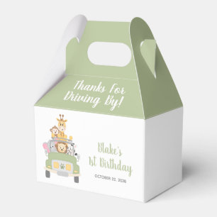 Ballotins 1er Anniversaire Animal Safari Merci Pour La Condu