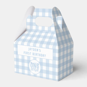 Ballotins 1er anniversaire fête mignonne Pastel Blue Onederf