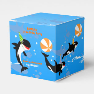 Ballotins 1er anniversaire sous la mer orca baleine fille