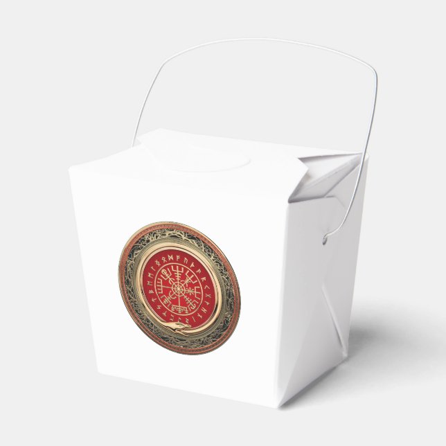 Ballotins [210] Vegvisir - Viking Gold Magic Runic Compass (Verso)