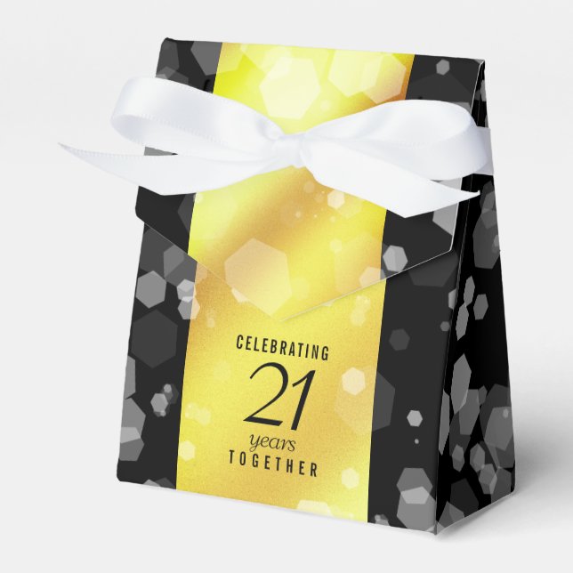 Ballotins 21ème anniversaire de Mariage en laiton (Verso)