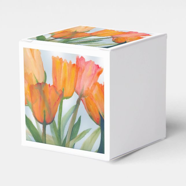 Ballotins 2 x 2 Ballotin de tulipe orange (Verso)