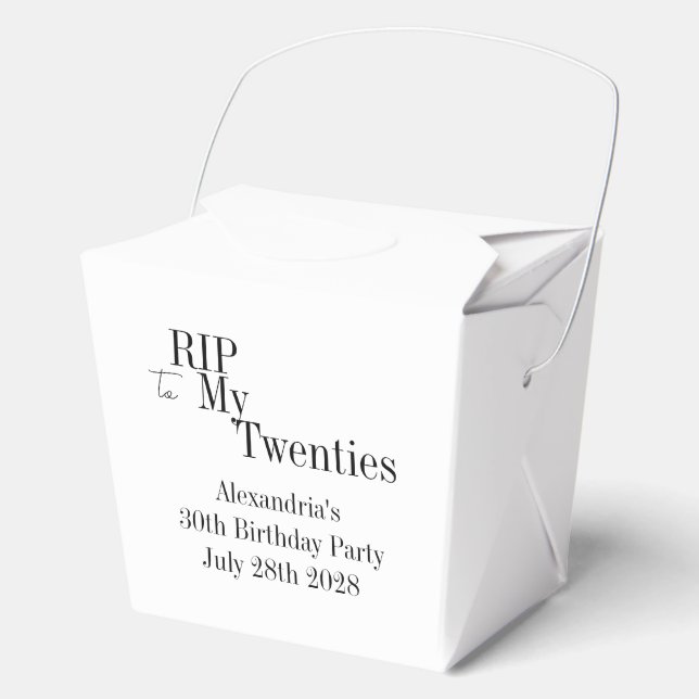 Ballotins 30e anniversaire RIP 20 ans Soirée noir et blanc (Recto)