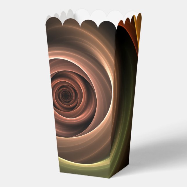 Ballotins 3D Spirale Abstraite couleurs chaudes Art fractal  (Recto)
