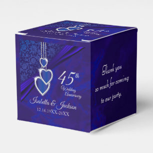 Ballotins 45e / 65e Anniversaire de Mariage Saphir