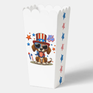 Ballotins 4 juillet chien/chiot mignon, patriotique