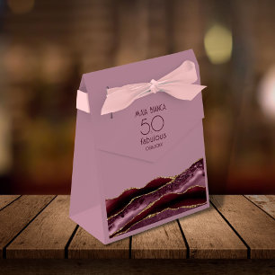 Ballotins 50 ans et Fabuleux Burgundy Rose Agate 50e Anniver
