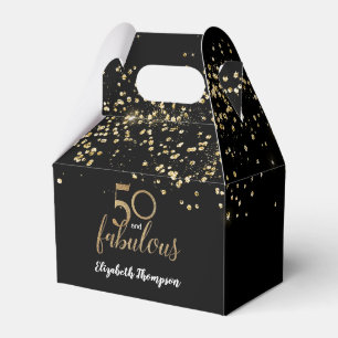 Ballotins 50 et fabuleux confetti d'or noir 50e anniversaire