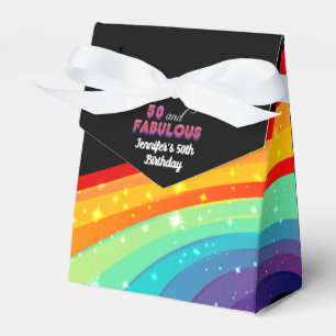 Ballotins 50 et Fabulous Rainbow Sparkle fête d'anniversaire