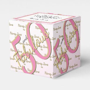 Ballotins 50 & Fabuleux Anniversaire Pink/Gold Message