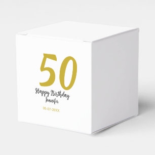 Ballotins 50e anniversaire ajouter nom date année noire modè