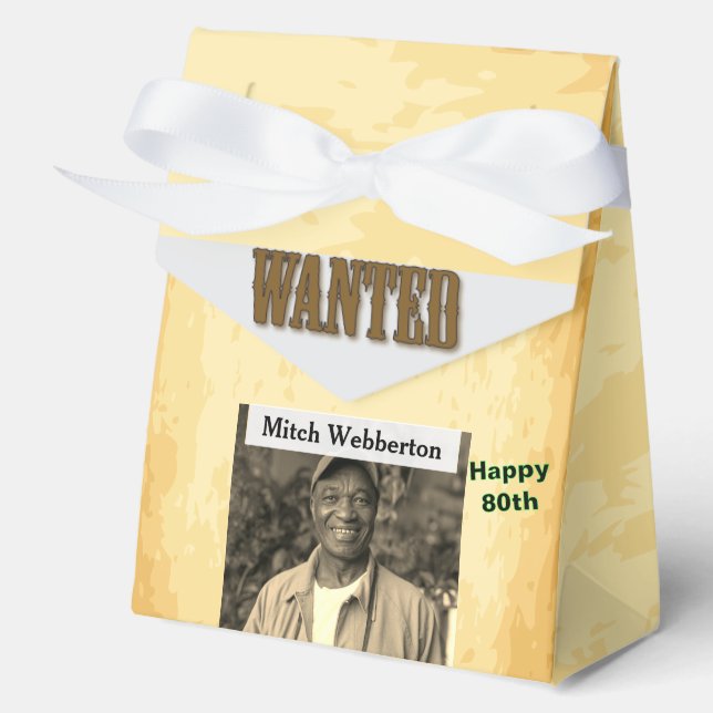 Ballotins 80e anniversaire 🎉 Monogramme photo (Recto)