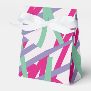 Ballotins 80s faveur boîte cadeau quatre-vingts fête splash