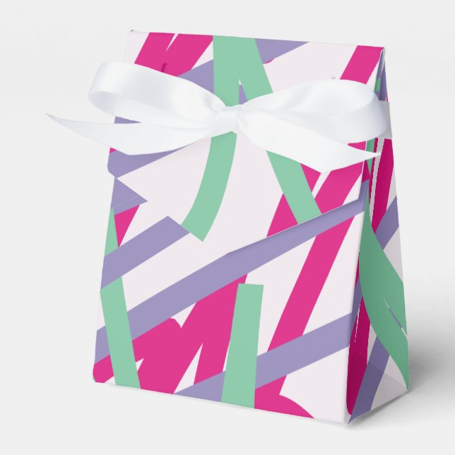 Ballotins 80s faveur boîte cadeau quatre-vingts fête splash  (Verso)