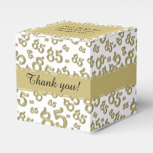 Ballotins 85e anniversaire Gold/White collage motif