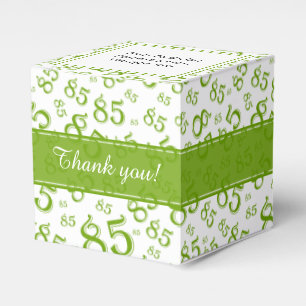 Ballotins 85e Motif de numéro aléatoire vert/blanc