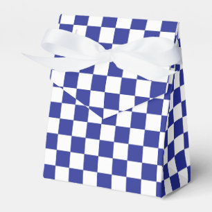 Ballotins à damiers bleu et blanc